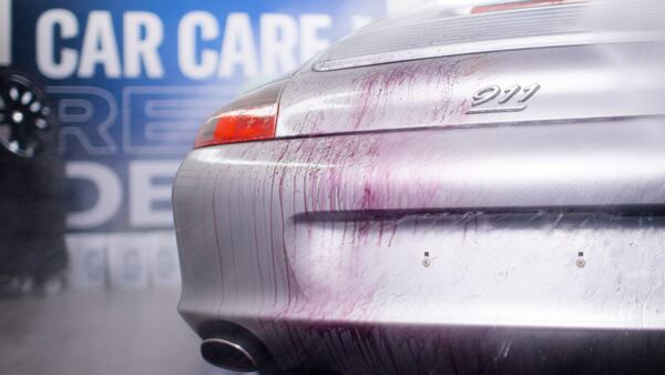 Odstranění polétavé rzi pomocí chemického přípravku