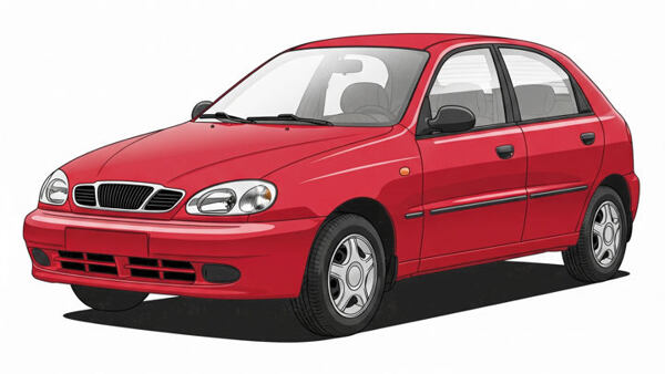 Kde je kód barvy ve vozechDaewoo?