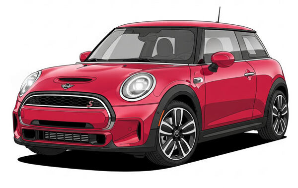 Kde je kód barvy ve vozech Mini?