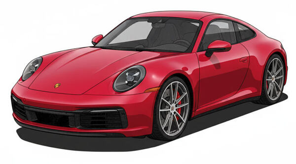 Kde je kód barvy ve vozech Porsche?