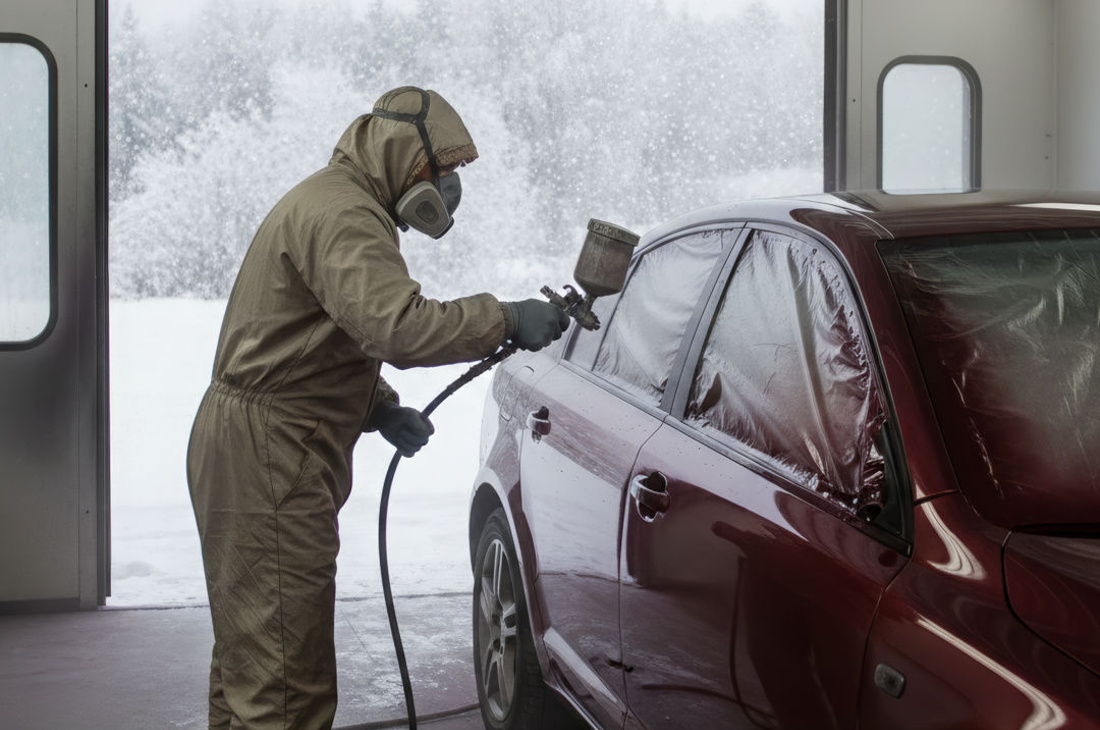 A leggyakoribb hibák a téli festékjavítás során