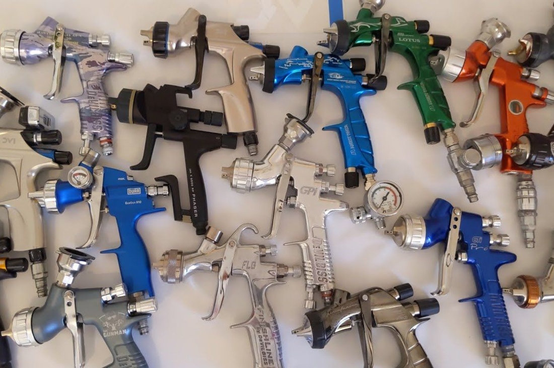 Stříkací pistole a jejich rozdíly