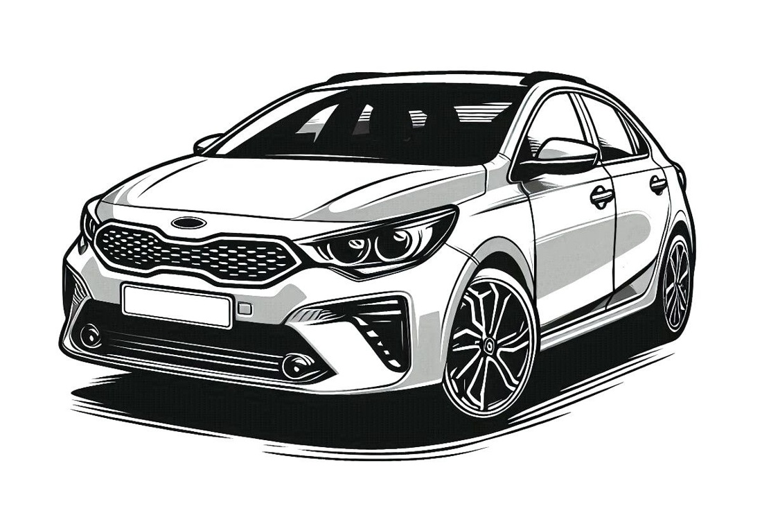 Jak zjistím kód barvy na voze Kia?