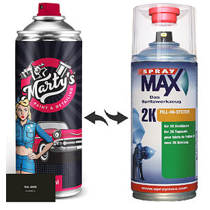 Barva ve spreji RAL 6008