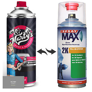 Barva ve spreji RAL 9007