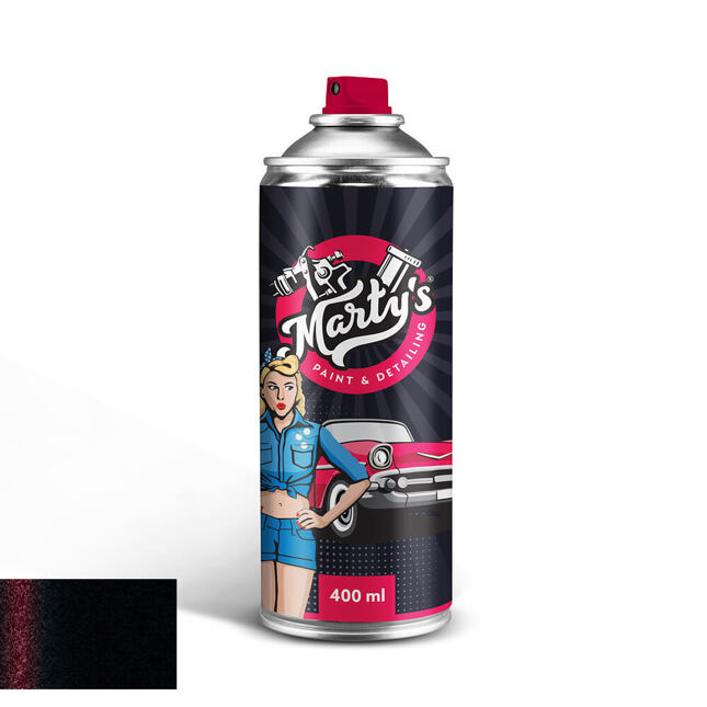 Motolak ve spreji Suzuki moto YVB GLASS SPARKLE BLACK