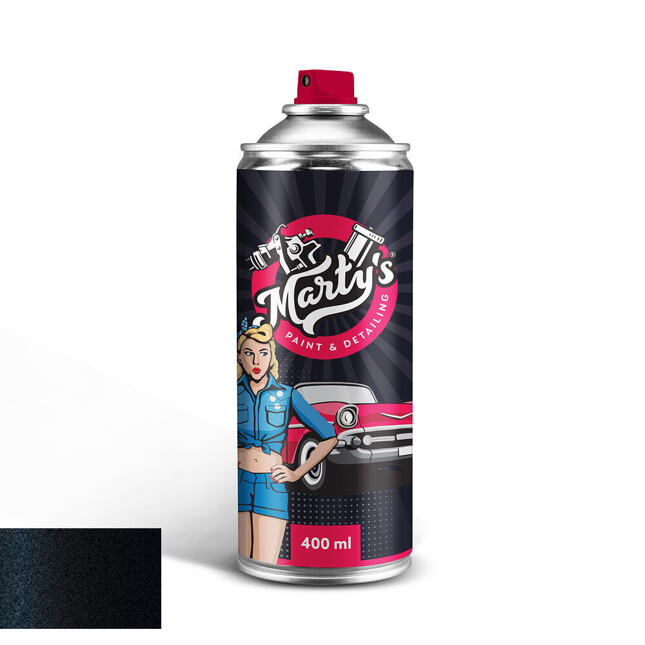 Barva na auto ve spreji Fiat 718A Nero Cinema