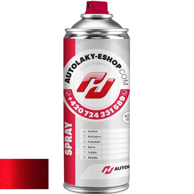 Autolak ve spreji Toyota 3U9 EMOTIONAL RED 3 2ks/bal