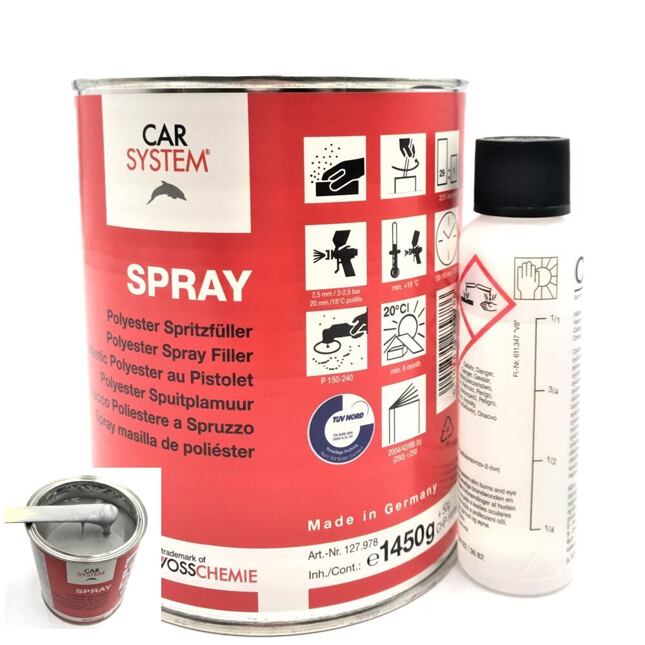 CarSystem Stříkací tmel 1,5Kg/bal vč. tužidla