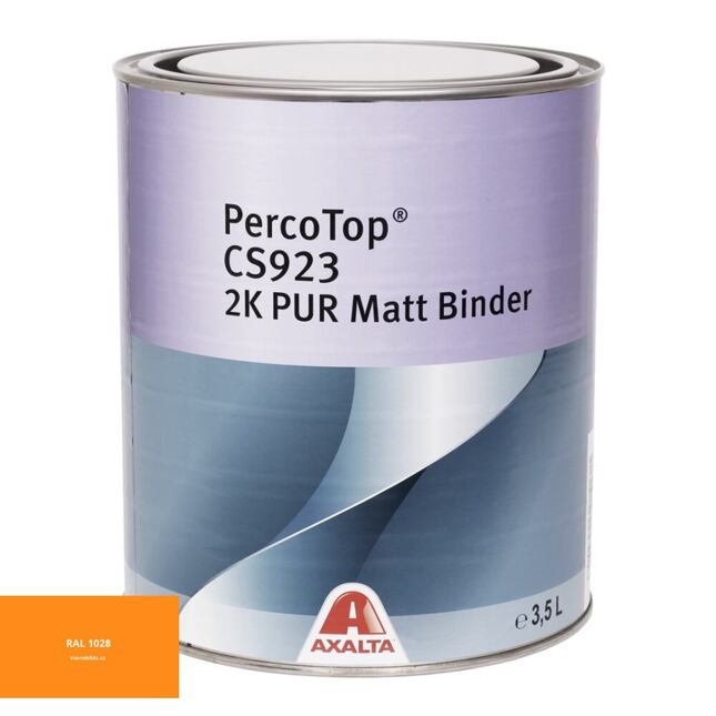 Matná polyuretanová 2K barva Axalta PercoTop MATT RAL 1028