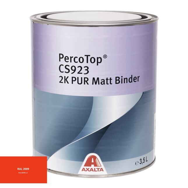 Matná polyuretanová 2K barva Axalta PercoTop MATT RAL 2009