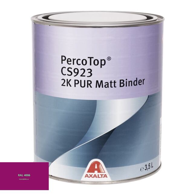 Matná polyuretanová 2K barva Axalta PercoTop MATT RAL 4006