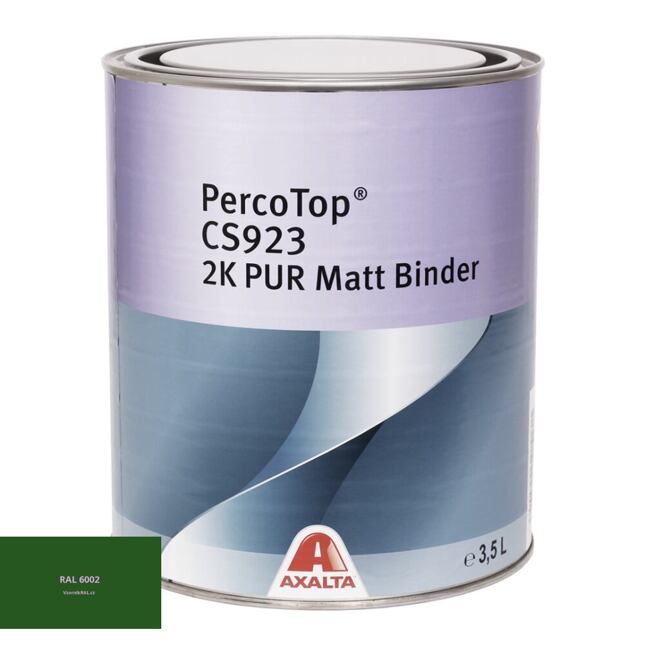 Matná polyuretanová 2K barva Axalta PercoTop MATT RAL 6002