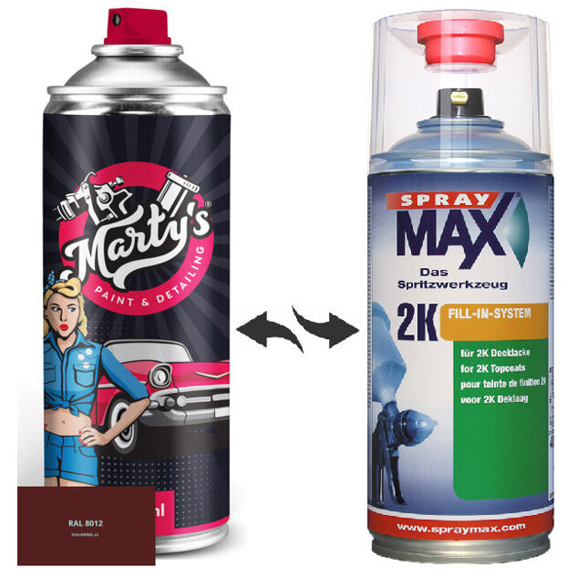 Barva ve spreji RAL 8012