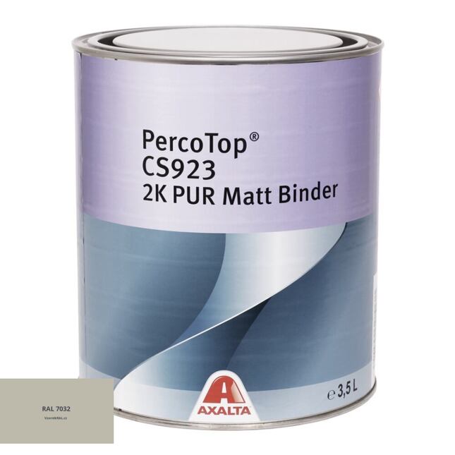 Matná polyuretanová 2K barva Axalta PercoTop MATT RAL 7032