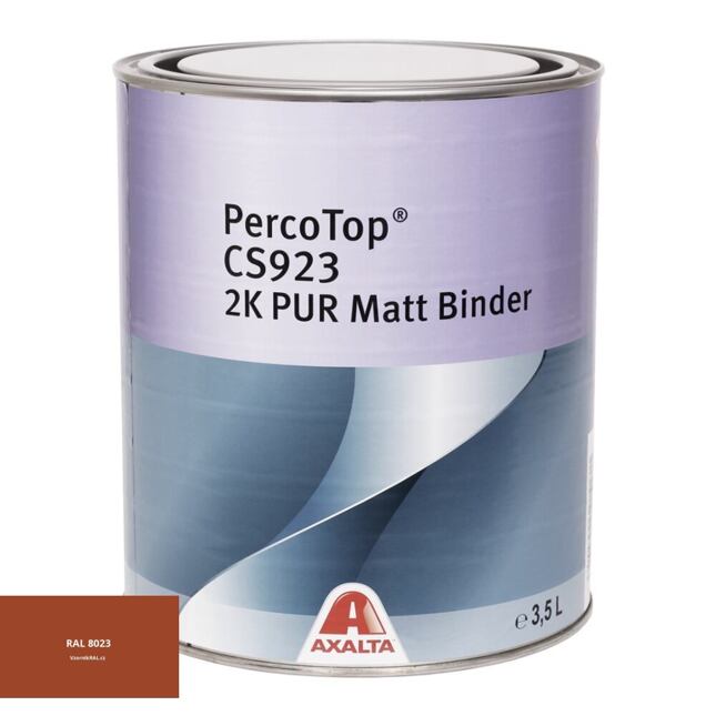 Matná polyuretanová 2K barva Axalta PercoTop MATT RAL 8023