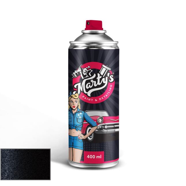 Barva ve spreji Porsche LC9X Tiefschwarz