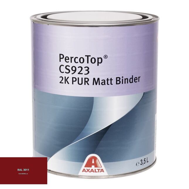 Matná polyuretanová 2K barva Axalta PercoTop MATT RAL 3011