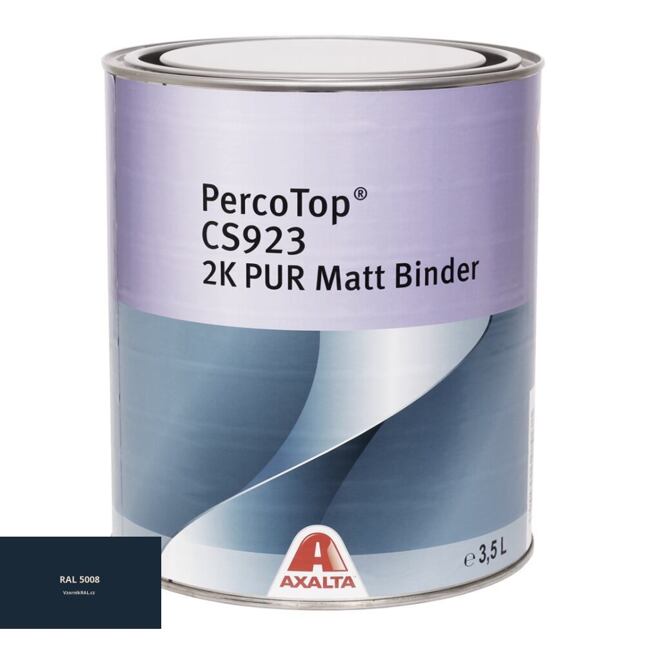 Matná polyuretanová 2K barva Axalta PercoTop MATT RAL 5008