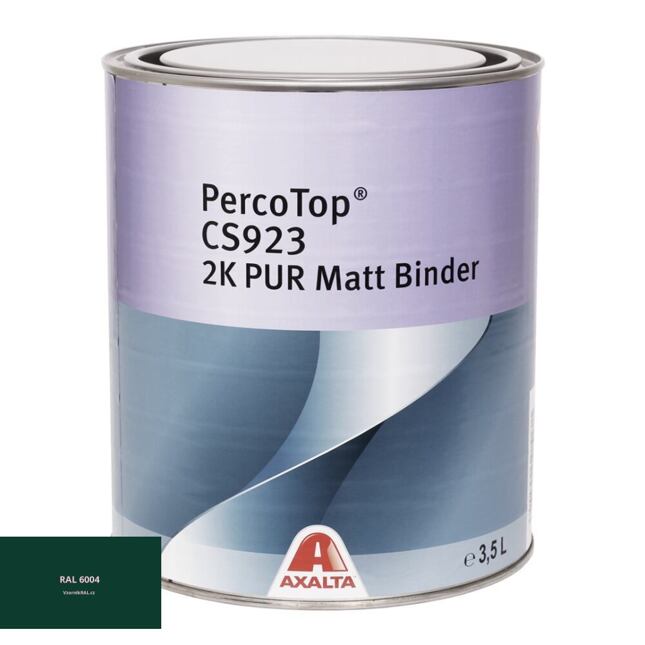 Matná polyuretanová 2K barva Axalta PercoTop MATT RAL 6004