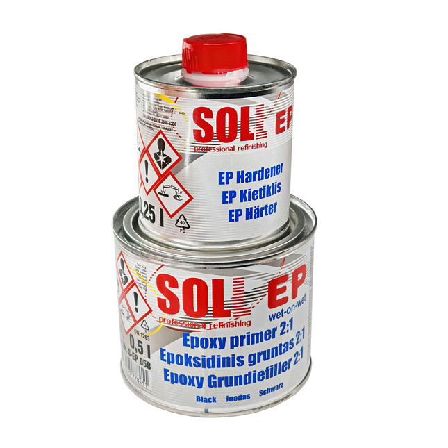 SOLL 2K Epoxidový základ včetně tužidla 750ml - černý