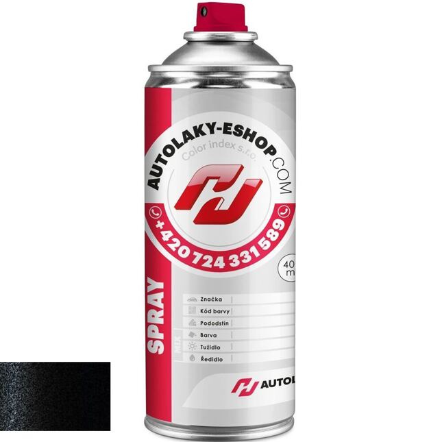 Autolak ve spreji Opel 23G ČERNÝ DIAMANT