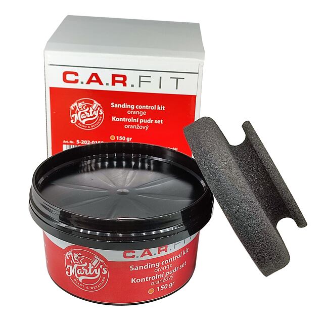 C.A.R.Fit Kontrolní pudr s aplikátorem 150g - oranžový