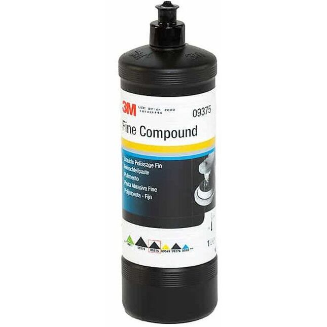 3M 09375 Fine Compound  Jemná leštící pasta černá 1l