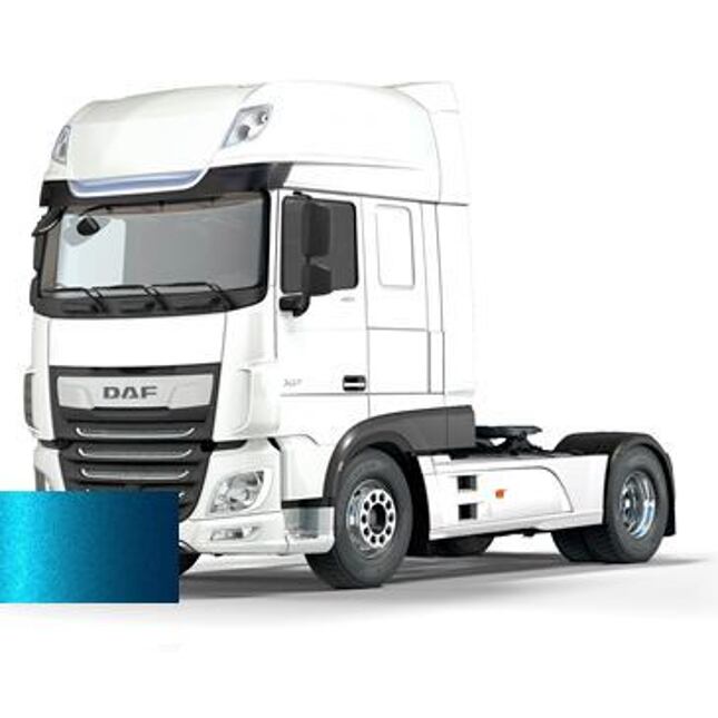 Barva na auto ve spreji DAF P5066MEBL CYAN BLUE