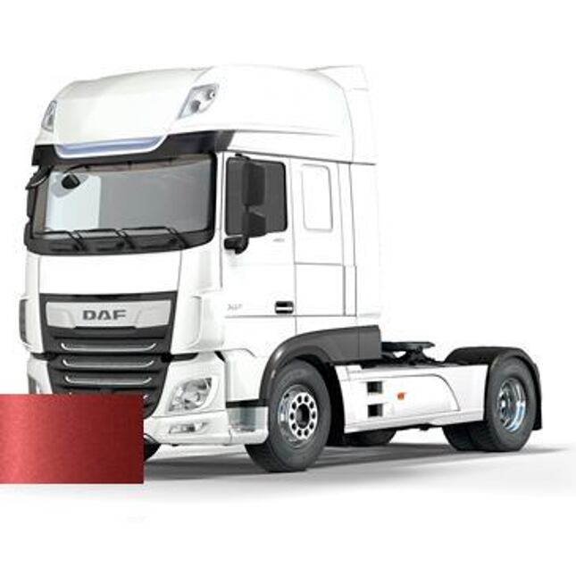 Barva na auto ve spreji DAF E1575MERD VAN DE POL TRANSPORT RED