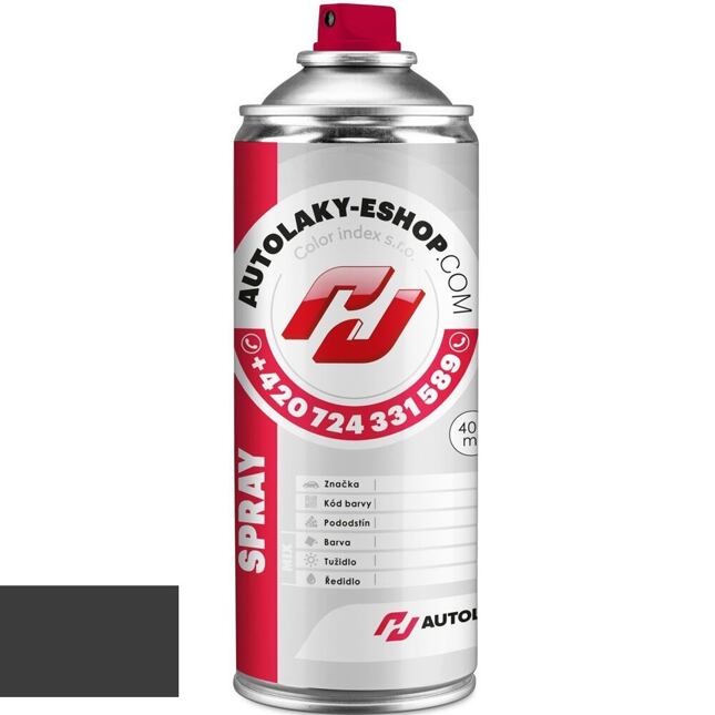 Autolak ve spreji Hyundai CA BLACK MATTE