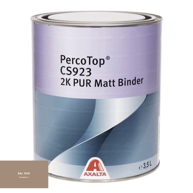 Matná polyuretanová 2K barva Axalta PercoTop MATT RAL 1019