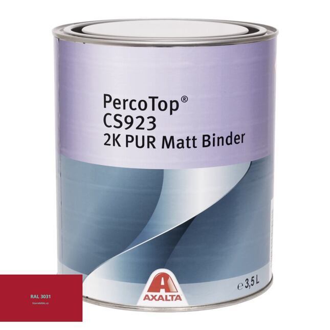 Matná polyuretanová 2K barva Axalta PercoTop MATT RAL 3031