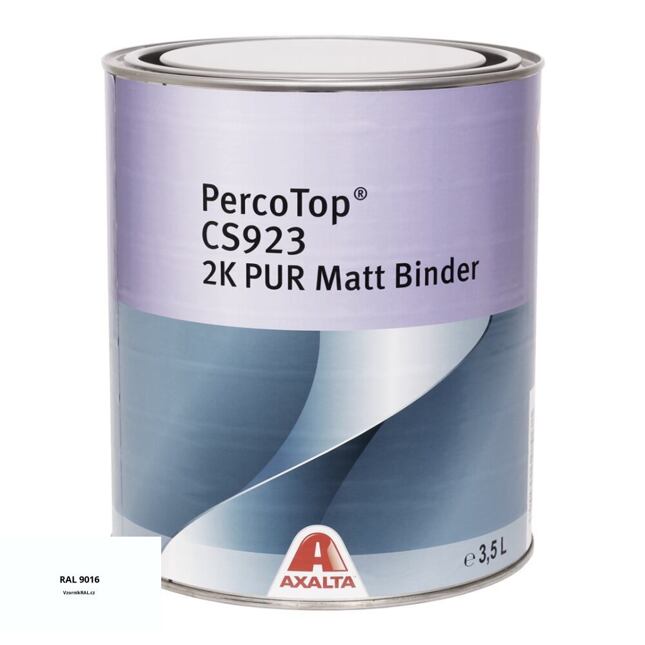 Matná polyuretanová 2K barva Axalta PercoTop MATT RAL 9016