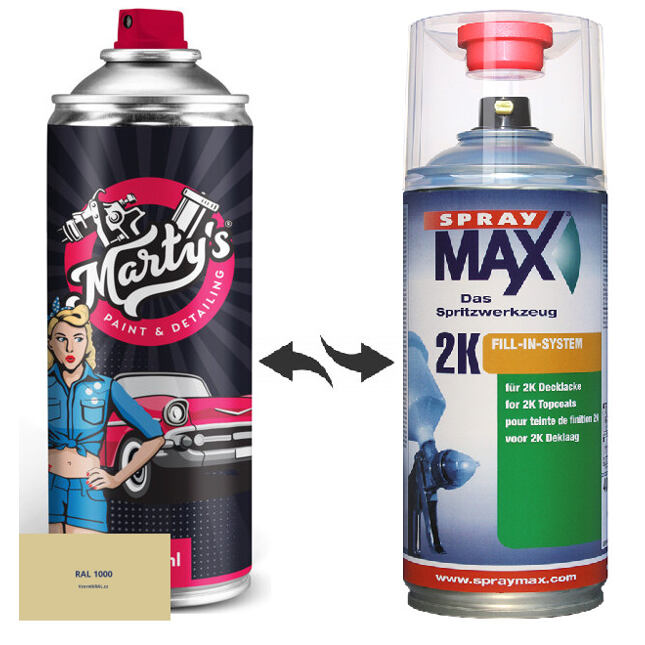 Barva ve spreji RAL 1000