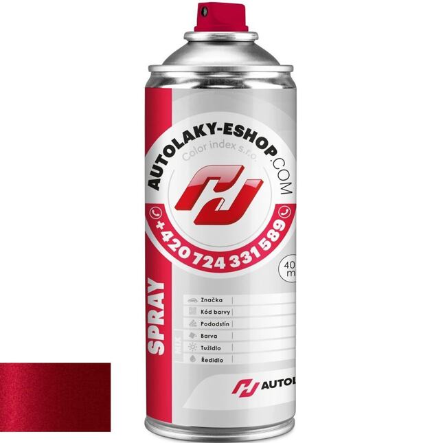 Autolak ve spreji Opel GD6 POWER ČERVENÁ