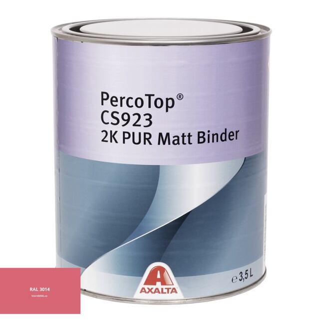 Matná polyuretanová 2K barva Axalta PercoTop MATT RAL 3014