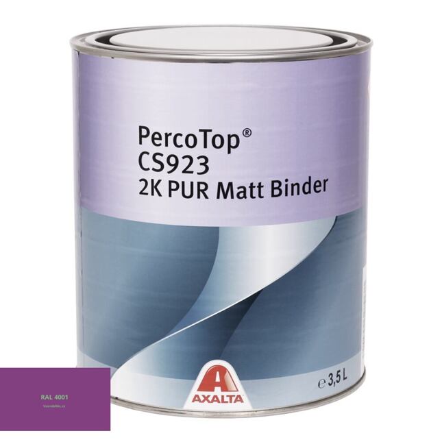 Matná polyuretanová 2K barva Axalta PercoTop MATT RAL 4001