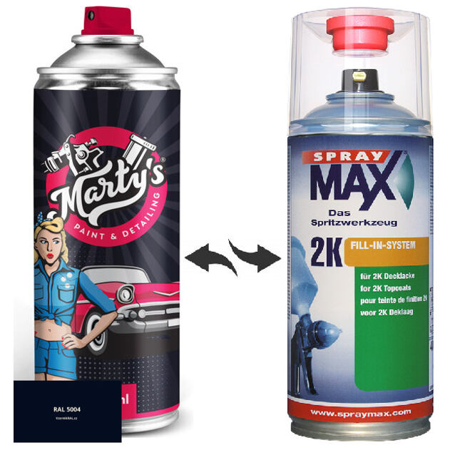 Barva ve spreji RAL 5004