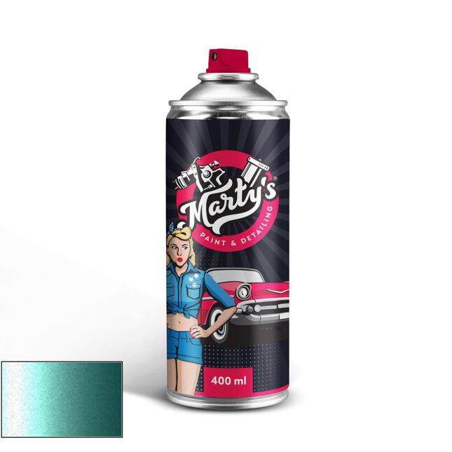 Barva ve spreji Porsche 25K Libell Tuerkis/ocean Jade