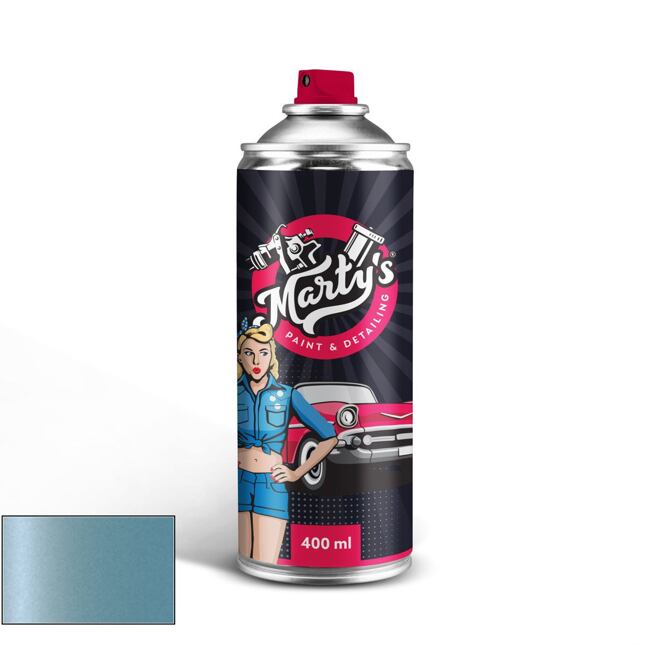 Barva ve spreji Porsche LK5J Frozenblue Metallic