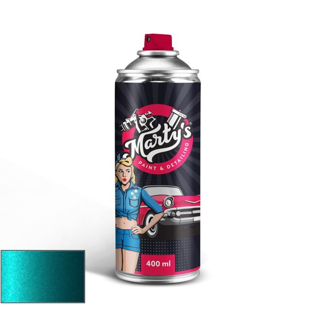 Barva ve spreji Daewoo 22U Aqua Blue