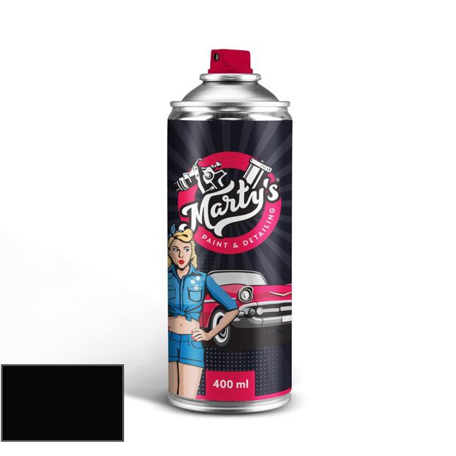 Barva ve spreji Mini 668 Jet Black Ii