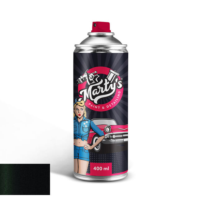 Motolak ve spreji Kawasaki 910 PEARL GREENISH BLACK