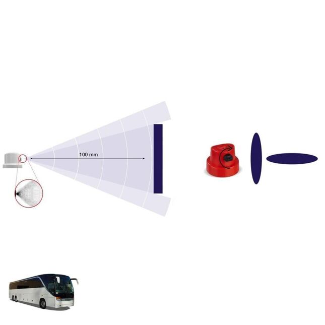 Autolak ve spreji Setra BUS KS4211 PASTELL PLUTOGRAU