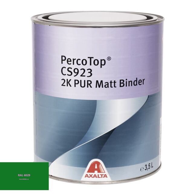 Matná polyuretanová 2K barva Axalta PercoTop MATT RAL 6029