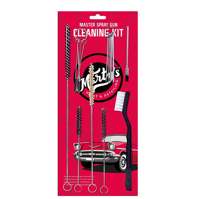Marty's sada kartáčků na čištění stříkací pistole