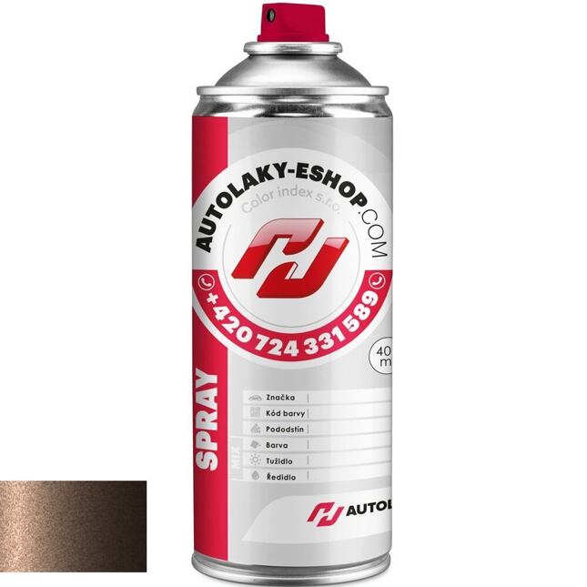 Autolak ve spreji Opel KCM OŘECHOVÁ HNĚDÁ