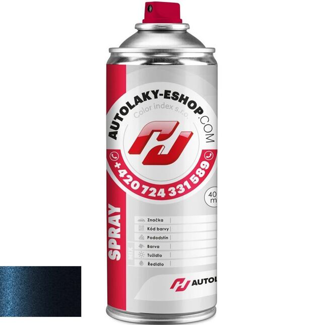 Autolak ve spreji Volkswagen VW LJ5L MELOE BLUE