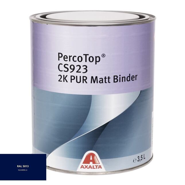 Matná polyuretanová 2K barva Axalta PercoTop MATT RAL 5013